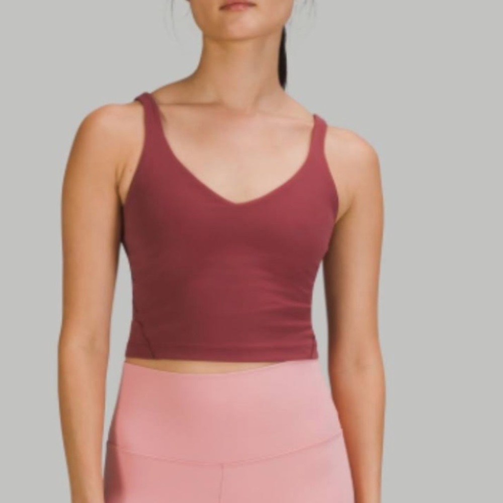 LULULEMON MAROON ALIGN TANK